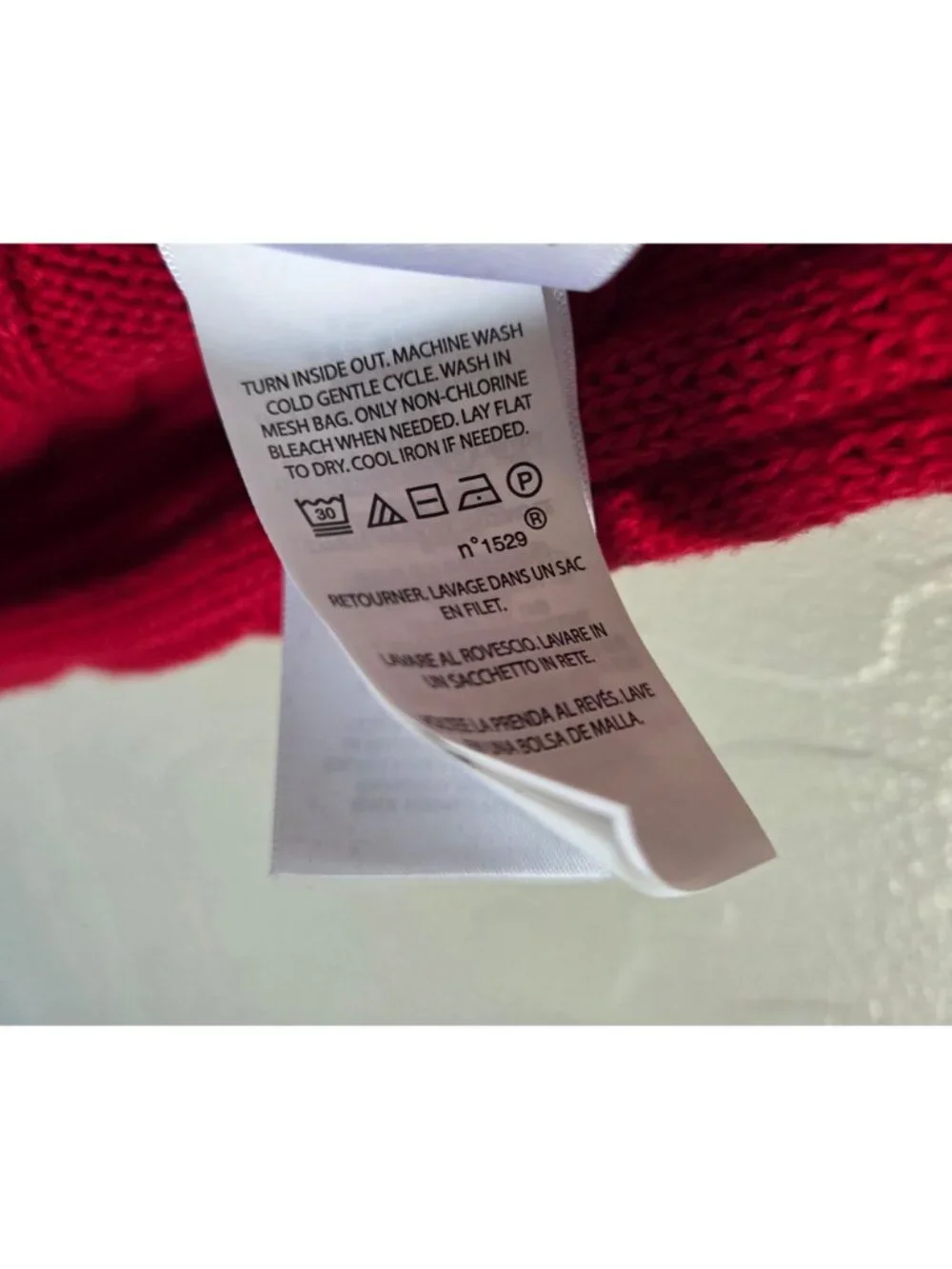 Polo Ralph Lauren Cable Knit Cotton Sweater Pullover Red Men's XL Pony Preppy